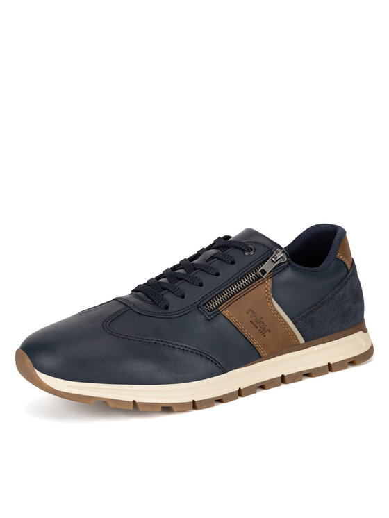Rieker Sneakersy Rieker B0501-14 Tmavomodrá