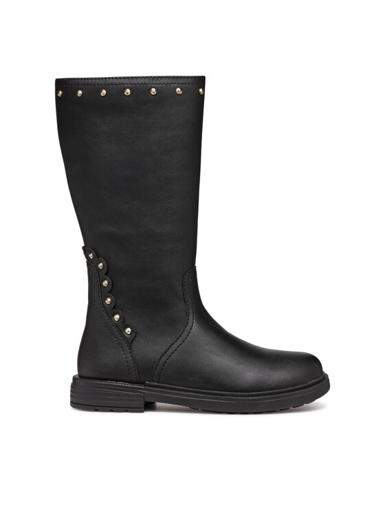 Geox Kozačky Geox Eclair J469QD 000BC C9999 D Černá