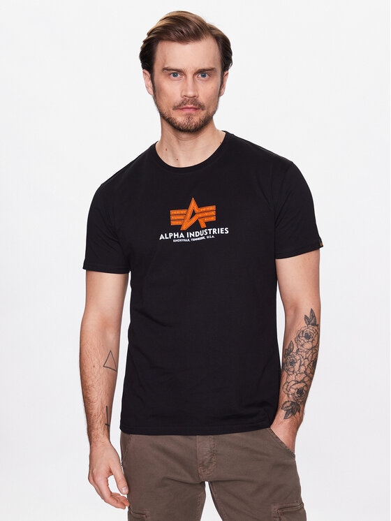 Alpha Industries Alpha Industries Футболка Basic 100501RB Чорний Regular Fit