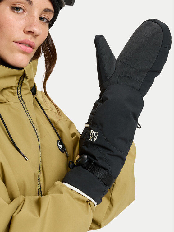Roxy Лижні рукавиці Roxy Jetty Solid Mitt  ERJHN03268 Сірий
