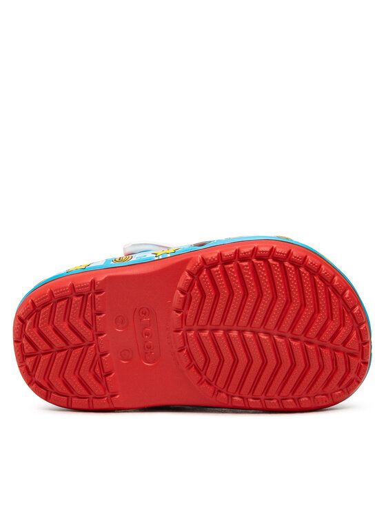 Crocs Παντόφλες Crocs Fl Super Mario Lights Clog 206438 Κόκκινο