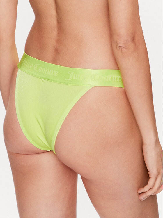 Juicy Couture Juicy Couture Braziljske spodnje hlačke Bali JCLRU123542 Zelena