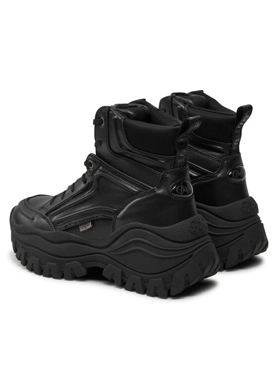 Buffalo KILLAH LACE UP MID - Stivaletti stringati - black/nero