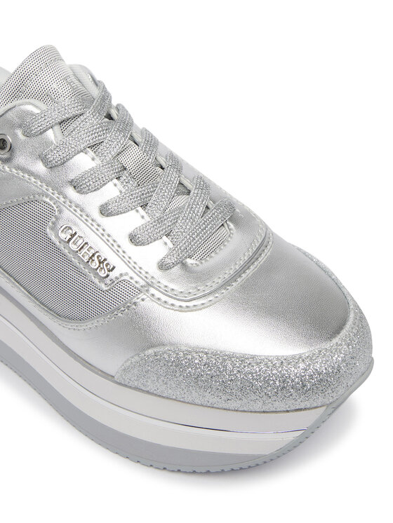 Guess Сникърси Guess FLJHN3 LEL12 Сребрист