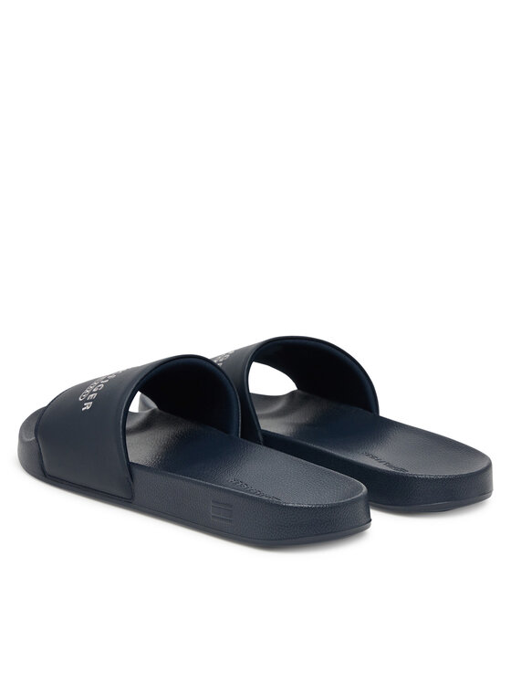 Tommy Hilfiger Šlepetės Tommy Hilfiger Raised Pool Slide FM0FM05761 Tamsiai mėlyna