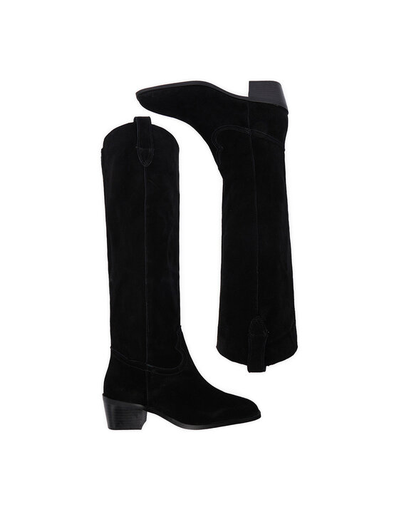 DeeZee Kovbojské topánky DeeZee W4LD190203 Čierna