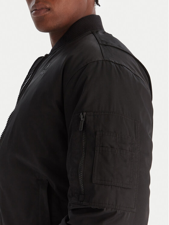Kappa Kappa Bomber dzseki Opilio 311M7EW Fekete Regular Fit