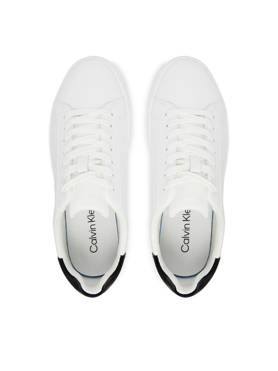 Calvin Klein Sneakersy Calvin Klein Low Pro Cups Lth Ml HW0HW03146 Biały