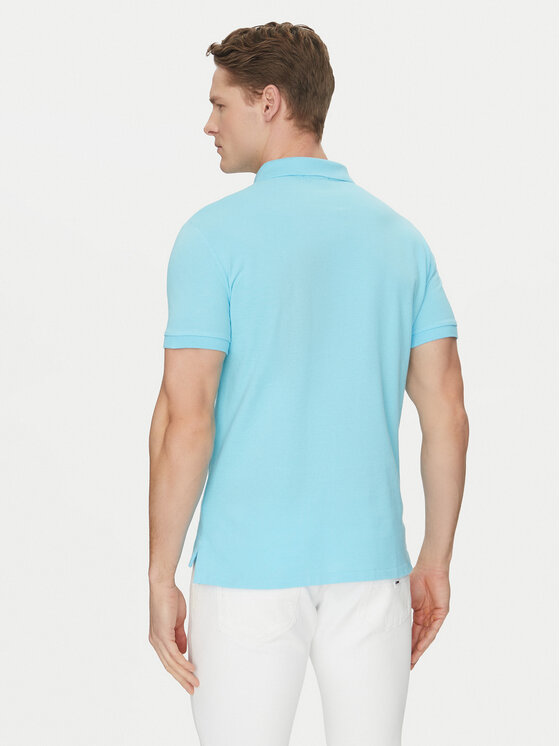 Polo Ralph Lauren Polo Ralph Lauren Поло Core Replen 710782592 Голубий Custom Slim Fit