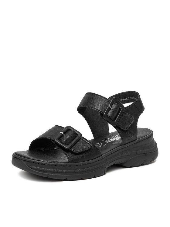 Rieker Sandale Rieker 66680-00 Crna
