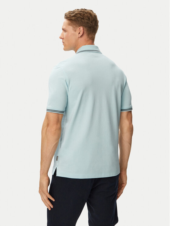 Bugatti Bugatti Polo 8150-15001E Azul claro Regular Fit