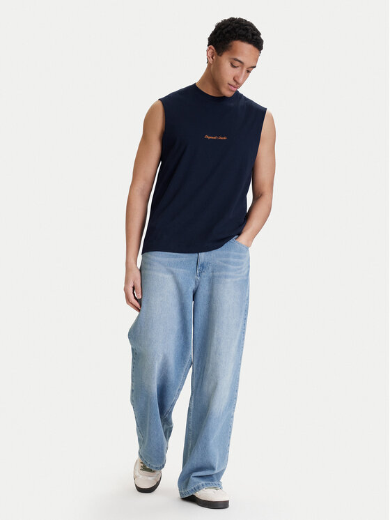 Jack & Jones Jack & Jones Tank-Top Norrebro Emb 12292009 Dunkelblau Regular Fit