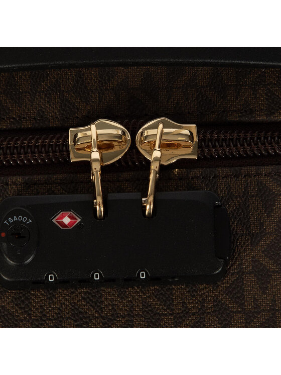 MICHAEL Michael Kors Салонна валіза MICHAEL Michael Kors Travel 30S0GTFT3B Коричневий
