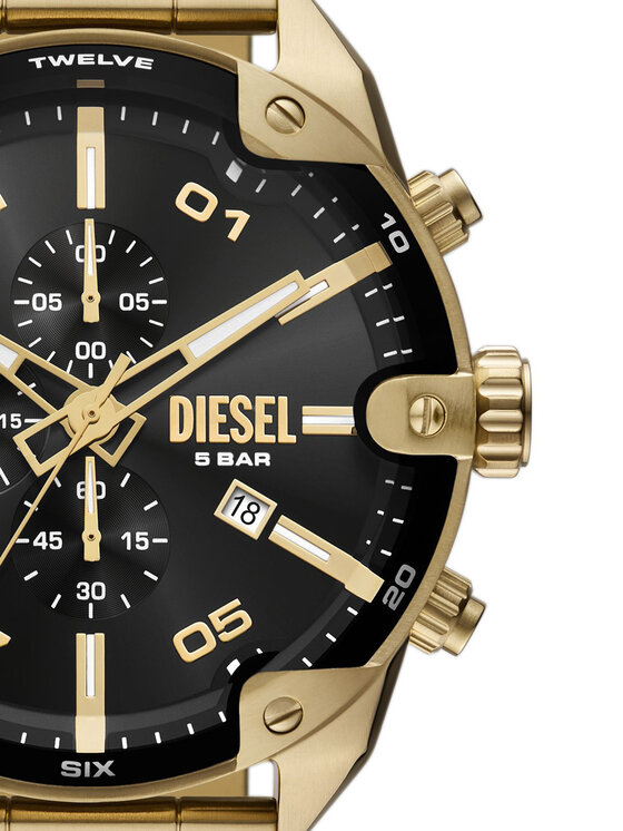 Diesel Годинник Diesel Spiked DZ4678 Золотий