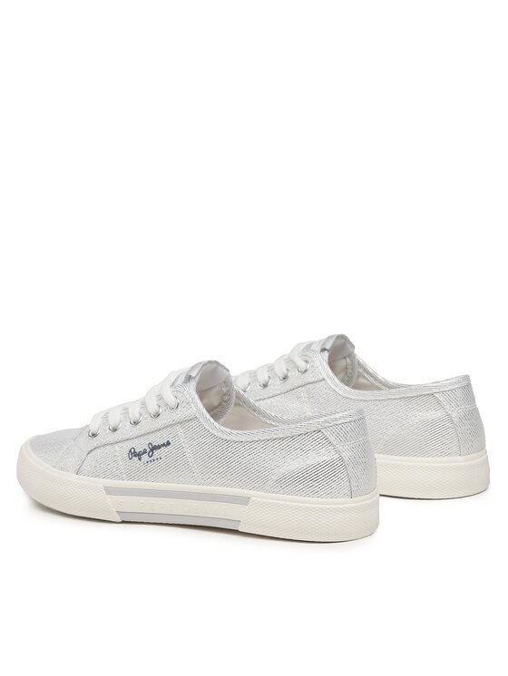 Pepe Jeans Teniși Pepe Jeans Brady Party W PLS31439 Argintiu