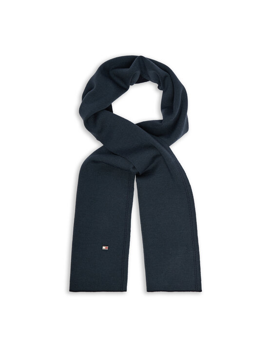 Tommy Hilfiger Šál Tommy Hilfiger AM0AM12839 Tmavomodrá