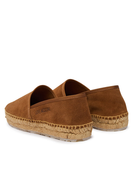 LOVE MOSCHINO Espadrilky LOVE MOSCHINO JA10572G0OIG5200 Hnědá