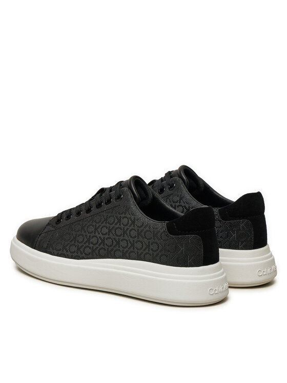 Calvin Klein Sneakers Calvin Klein Cupsole Lace Up Mono HW0HW02445 Nero