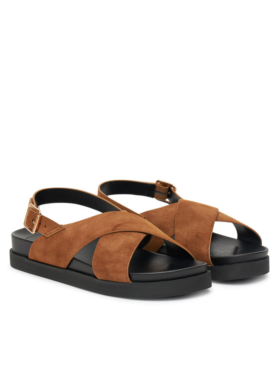 ONLY Shoes Sandały ONLY Shoes Onlminnie 2 15253212 Brązowy