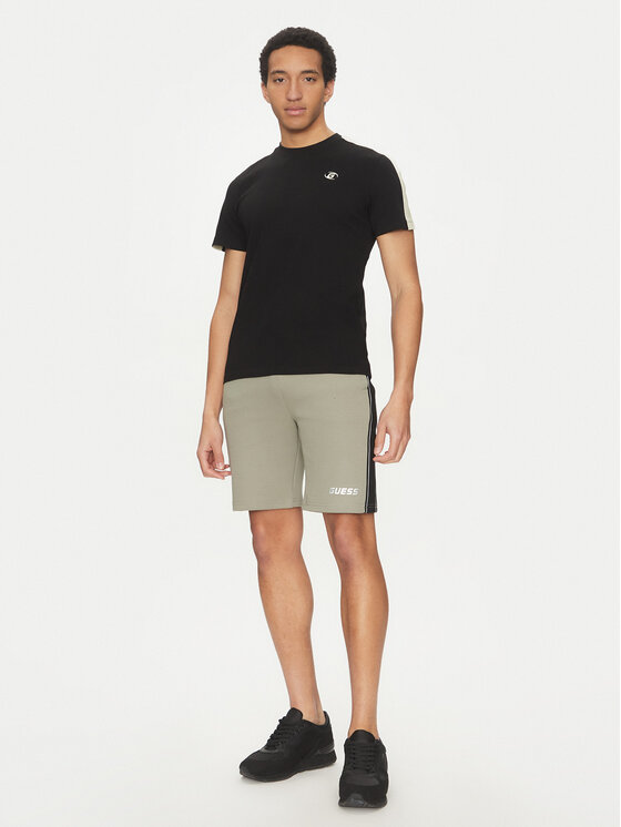 Guess Guess Футболка Z5GI13 I3Z14 Чорний Regular Fit