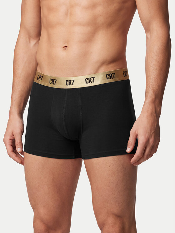 Cristiano Ronaldo CR7 Cristiano Ronaldo CR7 Conjunto de calzoncillos boxer 8125-4900 Negro