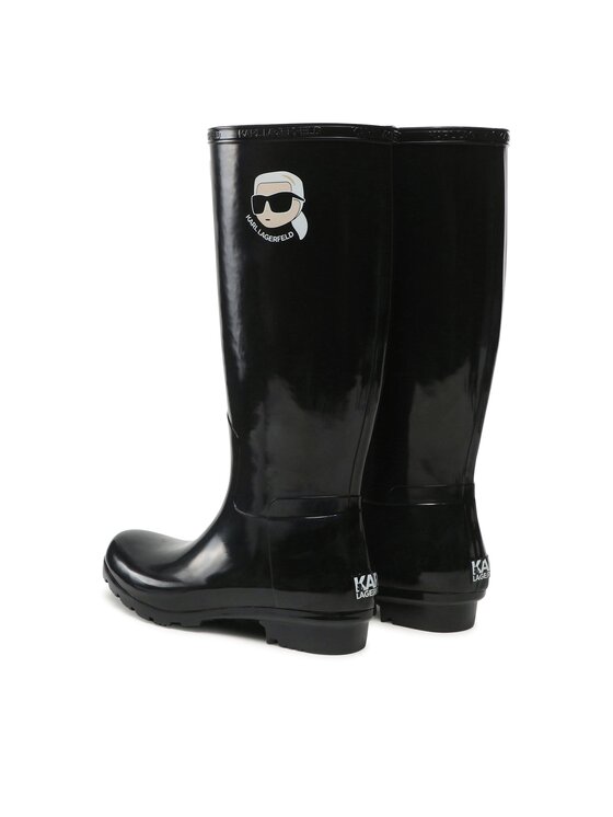 KARL LAGERFELD Гумові чоботи KARL LAGERFELD KL47090N Чорний