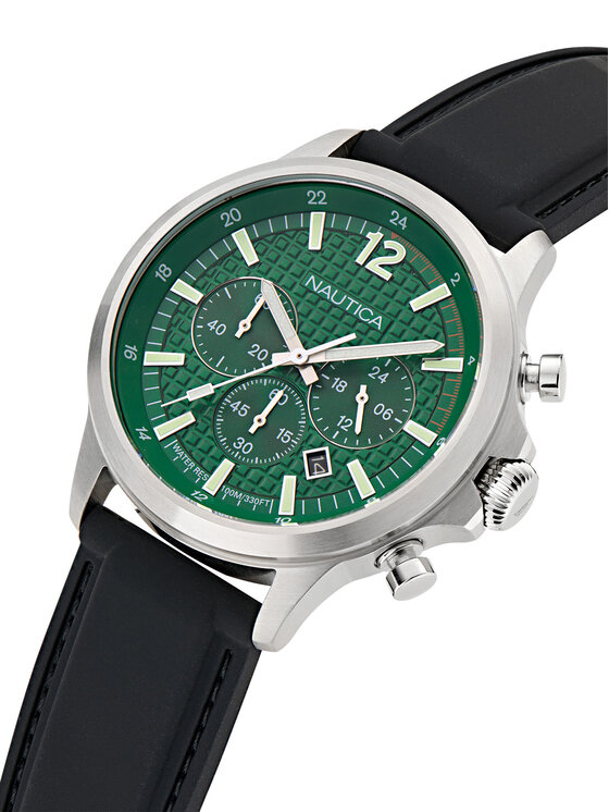 Nautica Hodinky Nautica Blueocean Chronograph NAPBOF401 Čierna