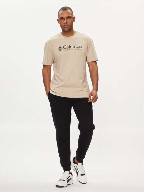 Columbia Columbia Camiseta Csc Basic Logo™ 1680053 Marrón Regular Fit