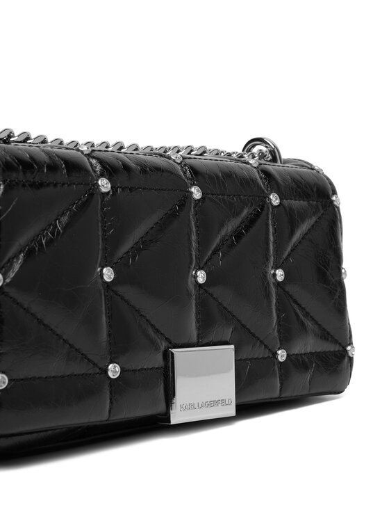 KARL LAGERFELD Ročna torba KARL LAGERFELD A4W30051 Črna