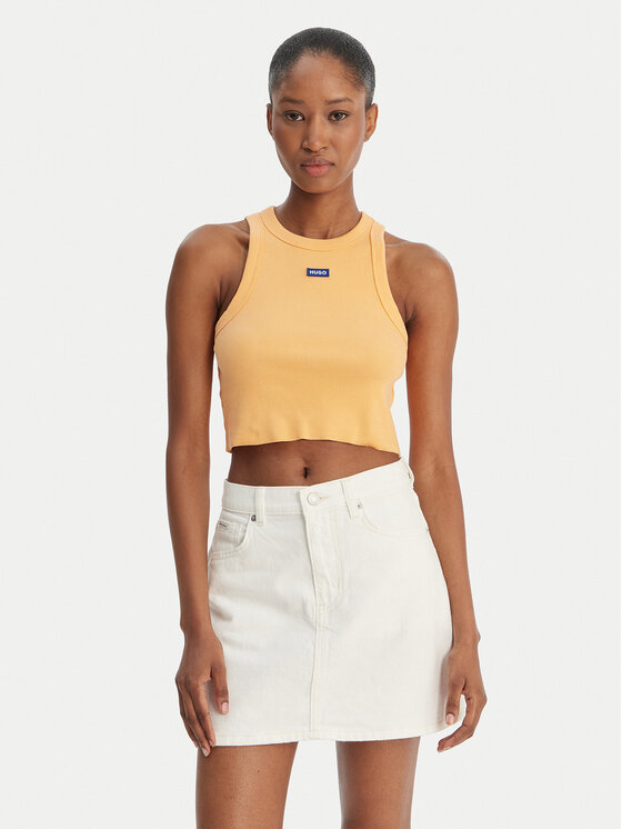HUGO HUGO Top Baby 50511450 Naranja Slim Fit
