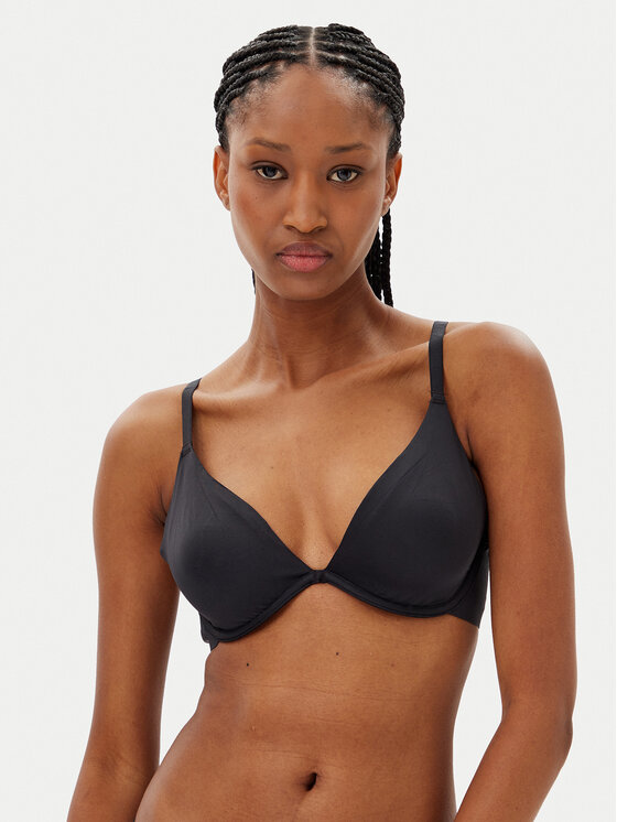 Hunkemöller Hunkemöller Σουτιέν με μπανέλα Smooth 206736 Μαύρο