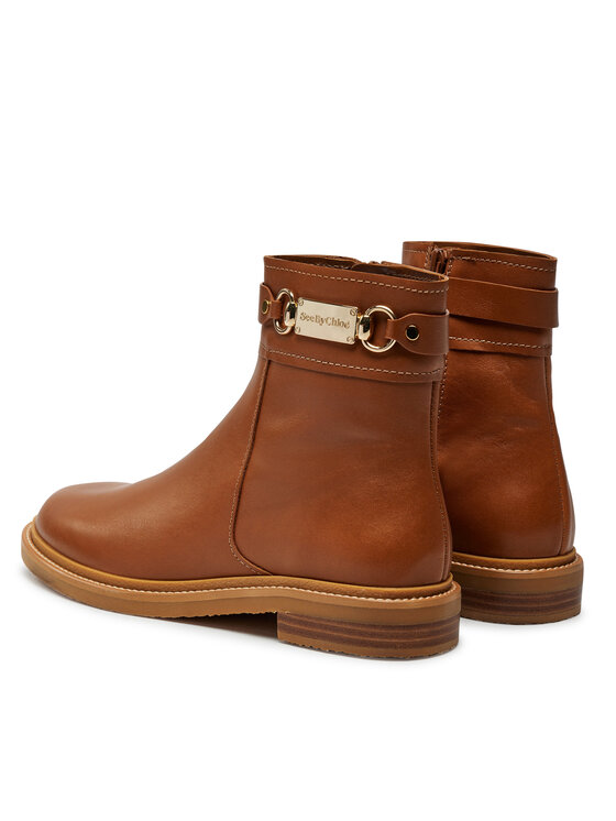 See By Chloé Botki See By Chloé Signature SB43034A Brązowy