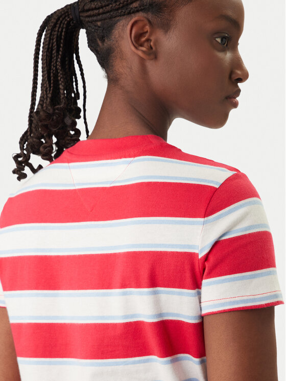 Tommy Jeans Tommy Jeans Camiseta DW0DW21834 Rojo Regular Fit