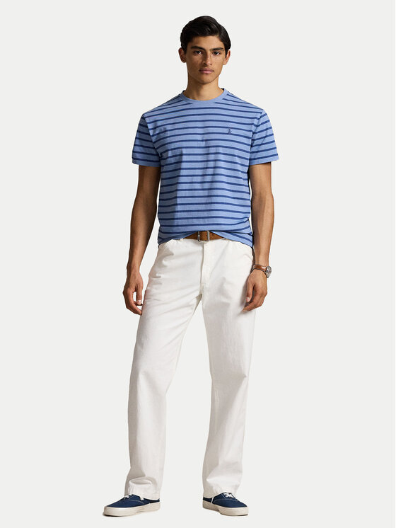 Polo Ralph Lauren Polo Ralph Lauren T-shirt 710938134009 Plava Custom Slim Fit