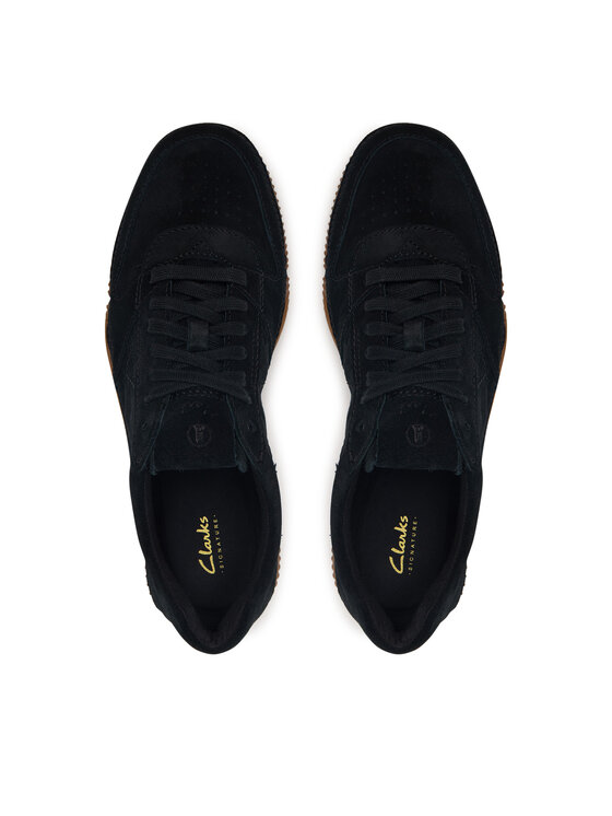 Clarks Снікерcи Clarks Sharpham Lace 26320168 Чорний