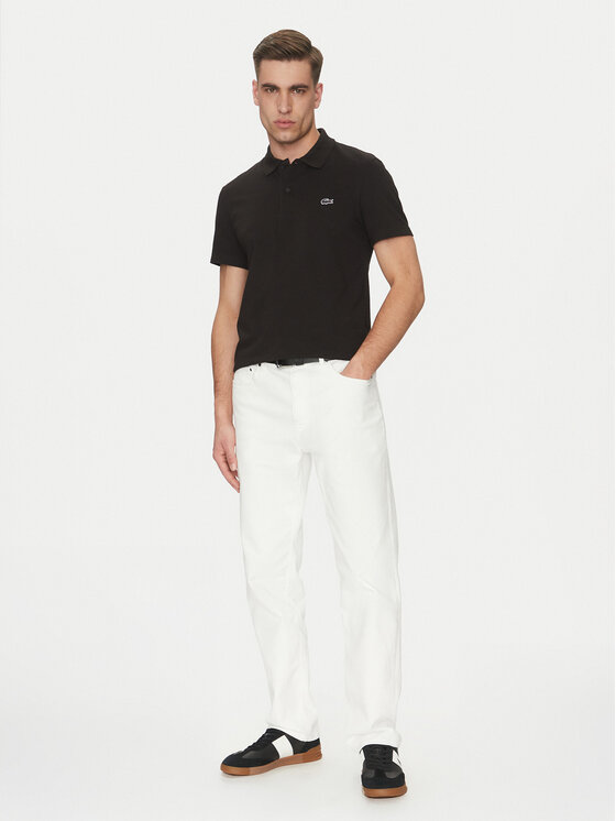 Lacoste Lacoste Поло DH5522 Чорний Regular Fit