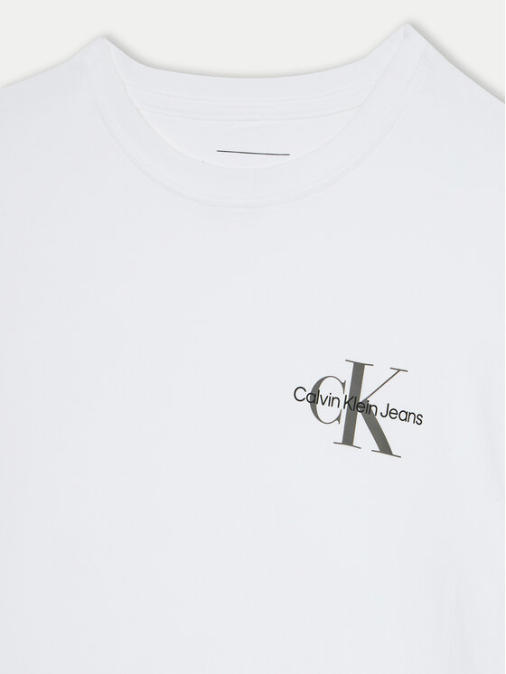 Calvin Klein Jeans Calvin Klein Jeans Majica IU0IU00678 Bela Regular Fit