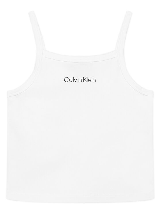 Calvin Klein Jeans Calvin Klein Jeans Top LVCKSJB12G Blanco Slim Fit