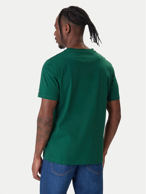 Tommy Hilfiger Tommy Hilfiger Camiseta Modern Ath Graphic MW0MW41471 Verde Regular Fit