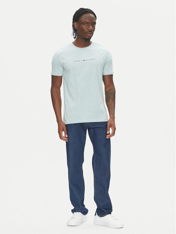 Tommy Hilfiger Tommy Hilfiger T-shirt UM0UM03525 Zelena Regular Fit
