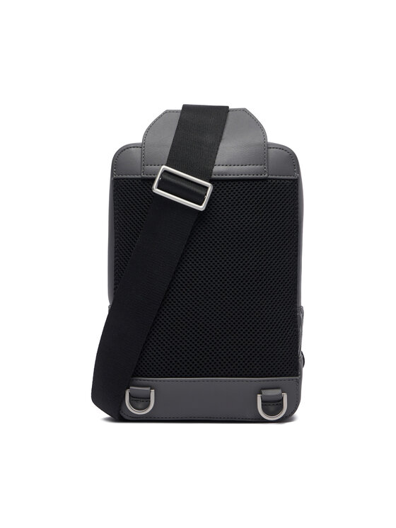 Tommy Hilfiger Torbica za okrog pasu Tommy Hilfiger Th Flag Slingpack AM0AM14430 Siva