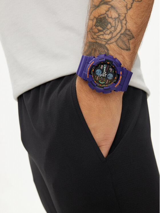 G-Shock Laikrodis G-Shock GA-140-6AER Violetinė