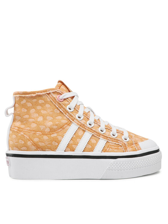 adidas Сникърси adidas Disney Nizza Platform Mid GZ1657 Оранжев