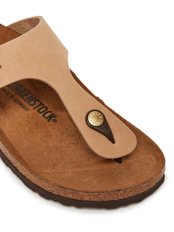 Birkenstock В'єтнамки Birkenstock Gizeh Big Buckle LENB 1024007 Бежевий