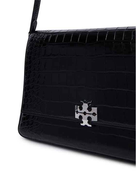 Tory Burch Táska Tory Burch Charlie Embossed Croc Shoulder Bag 183354 Fekete