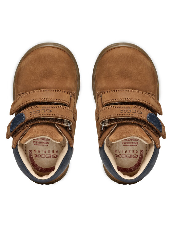 Geox Gležnjarji Geox B Macchia Boy B164NC 03285 C6627 Rjava
