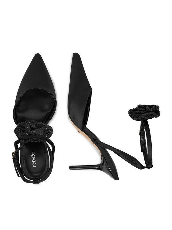DeeZee Pantofi cu toc subțire DeeZee CEO-CD25-404-1 Negru