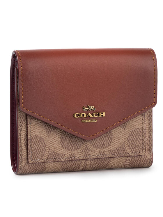 Coach Portofel Coach Clrblk Ctd Cnv Sig S 31548 B4NQ4 Maro