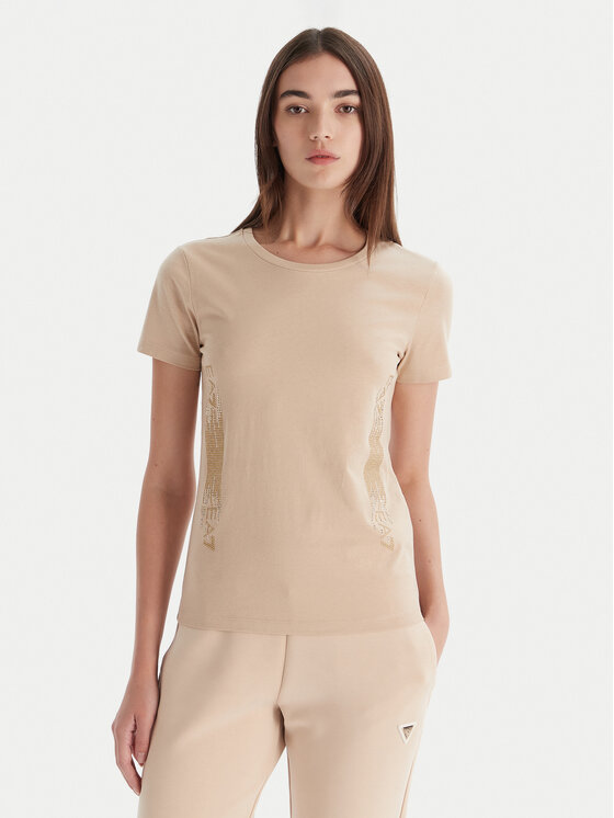 EA7 Emporio Armani EA7 Emporio Armani Camiseta 7W000521 AF12503 U1046 Beis Regular Fit