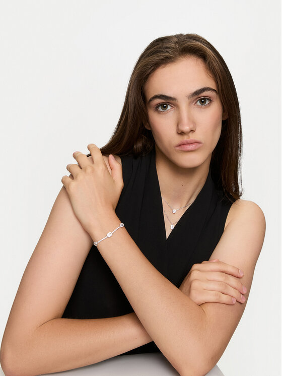 Michael Kors Apyrankė Michael Kors MKC1715CZ040 Sidabrinė